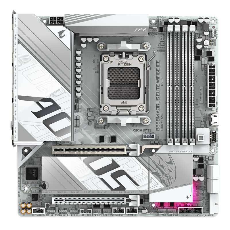 GIGABYTE B850M AORUS ELITE WIFI6E ICE DDR5,Socket AM5 mATX Motherboard