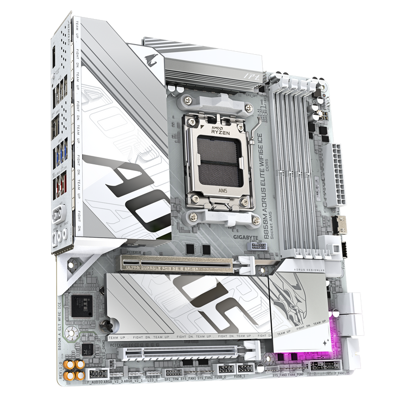 GIGABYTE B850M AORUS ELITE WIFI6E ICE DDR5,Socket AM5 mATX Motherboard