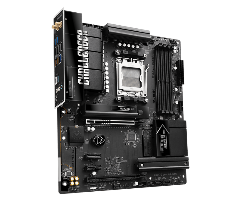 ASRock B850 Challenger WiFi DDR5,Socket AM5 ATX Motherboard