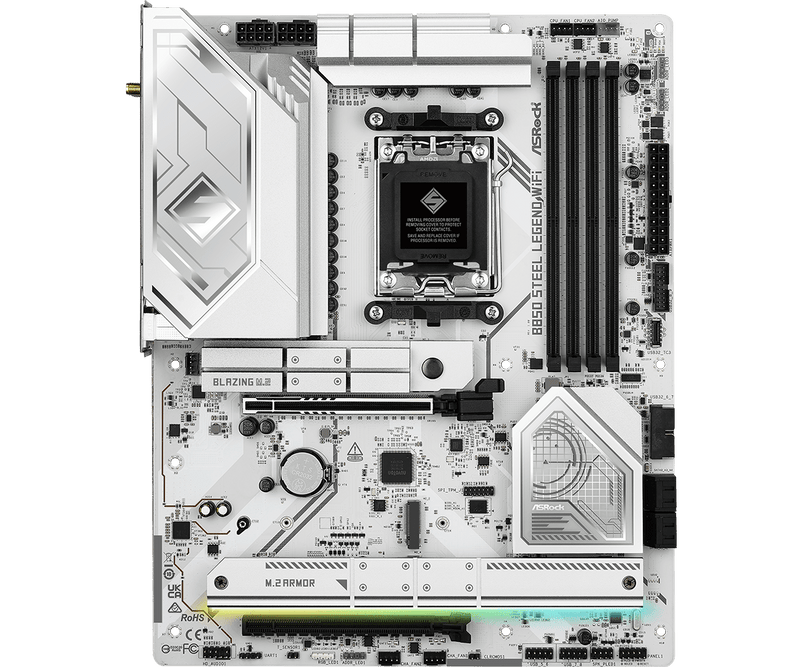 ASRock B850 Steel Legend WiFi DDR5,Socket AM5 ATX Motherboard