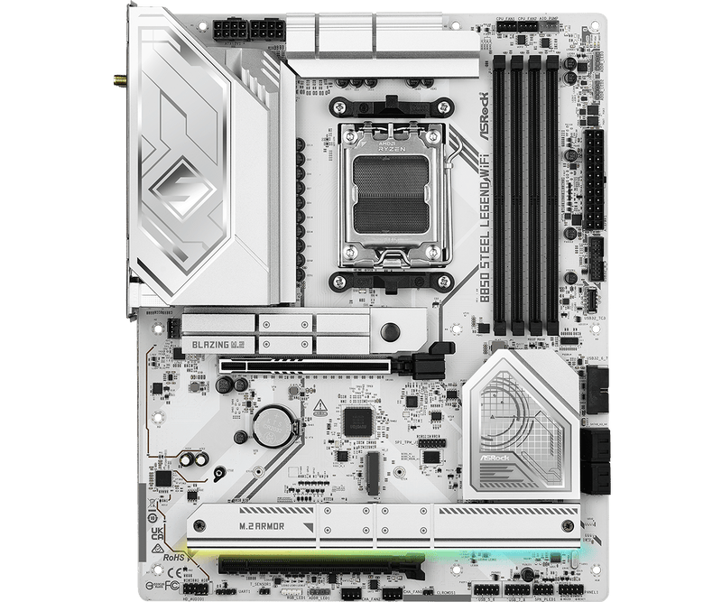 ASRock B850 Steel Legend WiFi DDR5,Socket AM5 ATX Motherboard