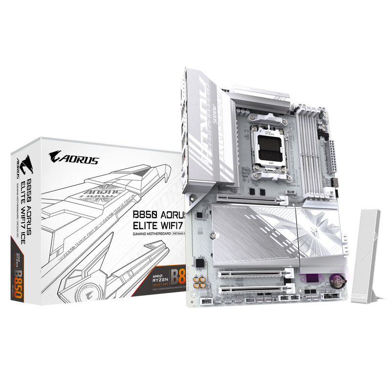 GIGABYTE B850 AORUS ELITE WIFI7 ICE DDR5,Socket AM5 ATX Motherboard