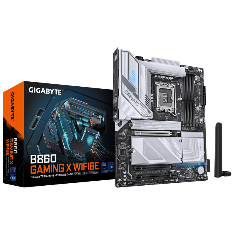 GIGABYTE B860 GAMING X WIFI6E DDR5,LGA 1851 ATX Motherboard