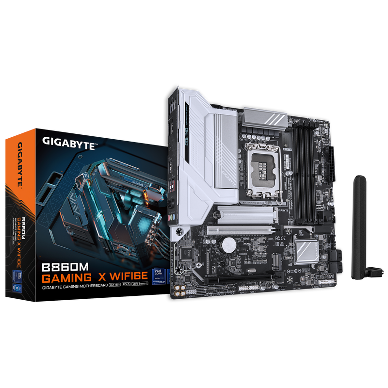 GIGABYTE B860M GAMING X WIFI6E DDR5,LGA 1851 mATX Motherboard