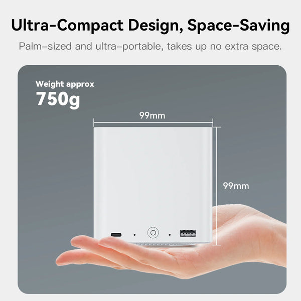 BEELINK ME mini N150 (12G+128G SYSTEM) Mini PC (Intel Twin Lake N150 / 12GB LPDDR5 4800Mhz / 128GB EMMC) CS-BNEMFN1 + CE-MNBC08W