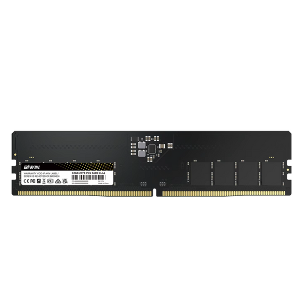 Biwin 16GB (1x16GB) DDR5 5600Mhz BD5UD16G56C46 UDIMM Memory (RM-BB5C16)