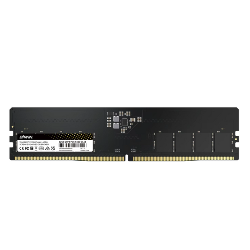Biwin 16GB (1x16GB) DDR5 5600Mhz BD5UD16G56C46 UDIMM Memory (RM-BB5C16)