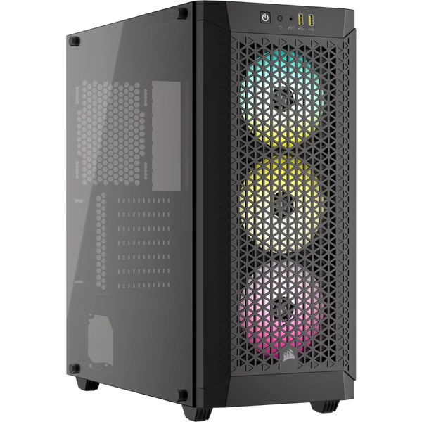 CORSAIR 480T RGB AIRFLOW Black Black Tempered Glass ATX Case CC-9011272-WW 