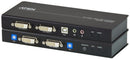 ATEN CE604 DVI Dual View (雙畫面) USB KVM Audio Extender w/RS-232, Remote