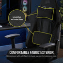 CORSAIR TC100 Relaxed Fabric 人體工學電競椅 (黑灰色) CF-9010052-WW (代理直送)