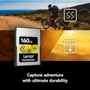 Lexar GOLD Series 160GB Professional CFexpress™ Type A Card (up to 900MB/s read, 800MB/s write) LCAGOLD160G-RNENG