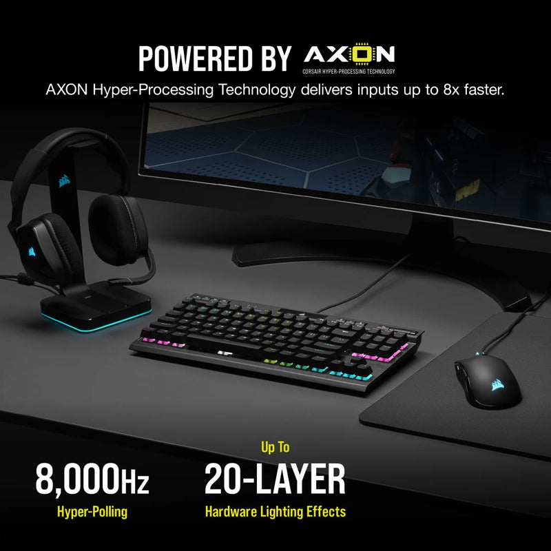 [Special Price] CORSAIR K70 RGB TKL CHAMPION SERIES Mechanical Gaming Keyboard—CHERRY MX SPEED CH-9119014-NA 