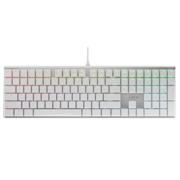 CHERRY MX10.0 Low Profile紅軸 RGB 機械式鍵盤(G8A-25000LYAEU-1) (銀框) G8A-25000LYAEU-1