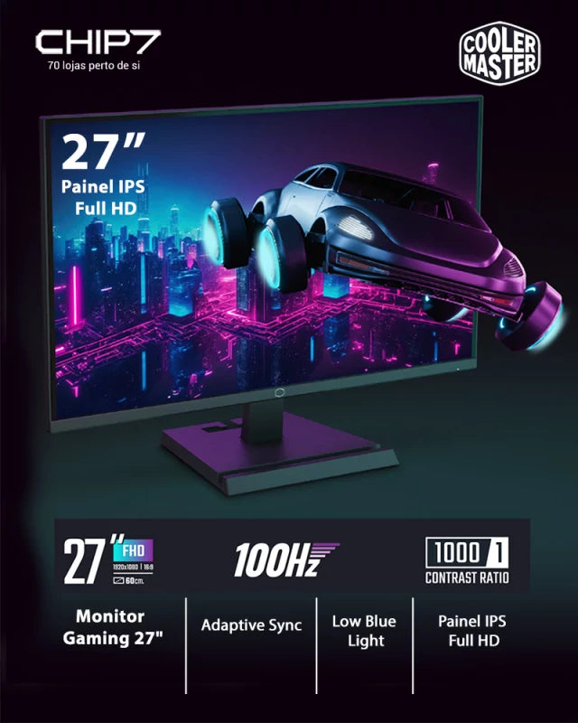 Cooler Master 27" GA2701 100Hz FHD IPS (16:9) Gaming Monitor 