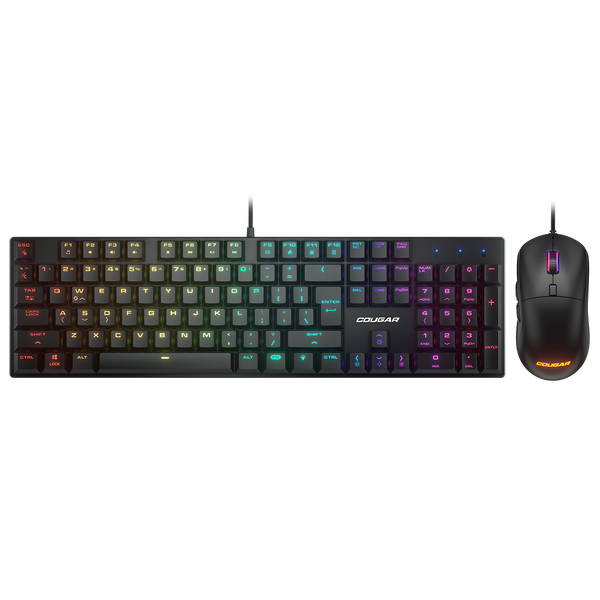 Cougar Combat mechanical keyboard and mouse set 