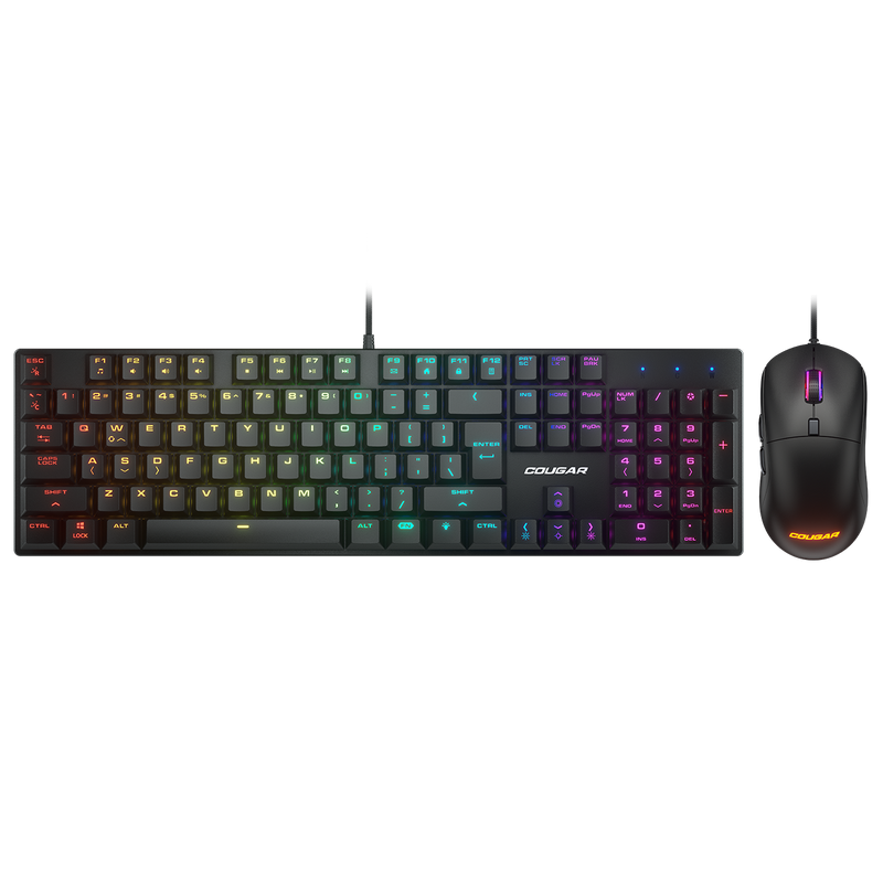 Cougar Combat mechanical keyboard and mouse set 