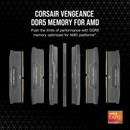 CORSAIR 16GB (1x16GB) VENGEANCE CMK16GX5M1E6000Z36 DDR5 6000MHz Memory (AMD EXPO & Intel XMP 3.0)