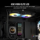 CORSAIR iCUE H100i ELITE LCD Display 240mm Liquid CPU Cooler CW-9060061-WW