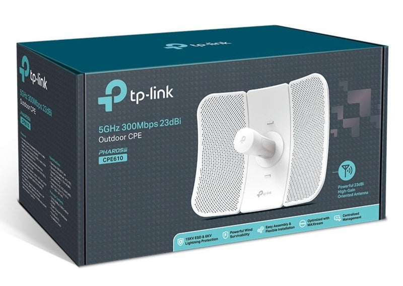 TP-Link 5GHz 300Mbps 23dBi Outdoor CPE 室外路由器 CPE610