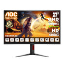 AOC 27" CQ27G4Z2 1ms(GTG) 260Hz 2K QHD / 400Hz HD Fast VA (21:9) 1500R 雙模式曲面電競顯示器