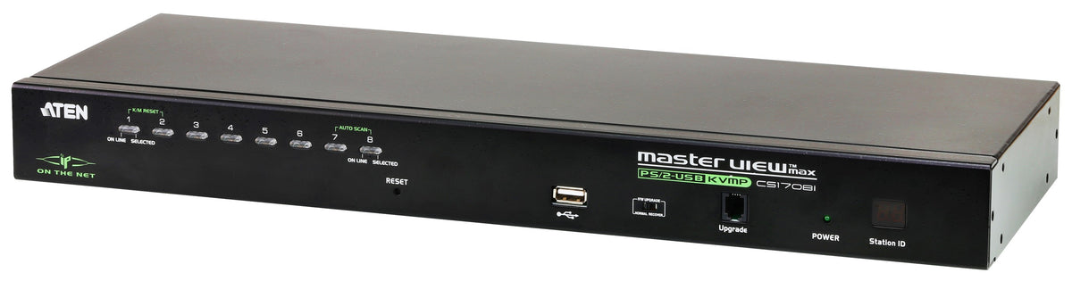 ATEN CS1708i 8 Port PS/2-USB KVM on the Net with 1 Local/Remote User A