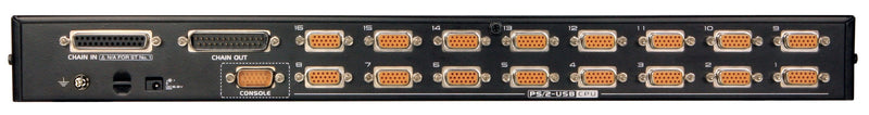 ATEN CS1716A 16 Port PS/2-USB VGA KVM Switch with Daisy-Chain Port and USB Peripheral Support