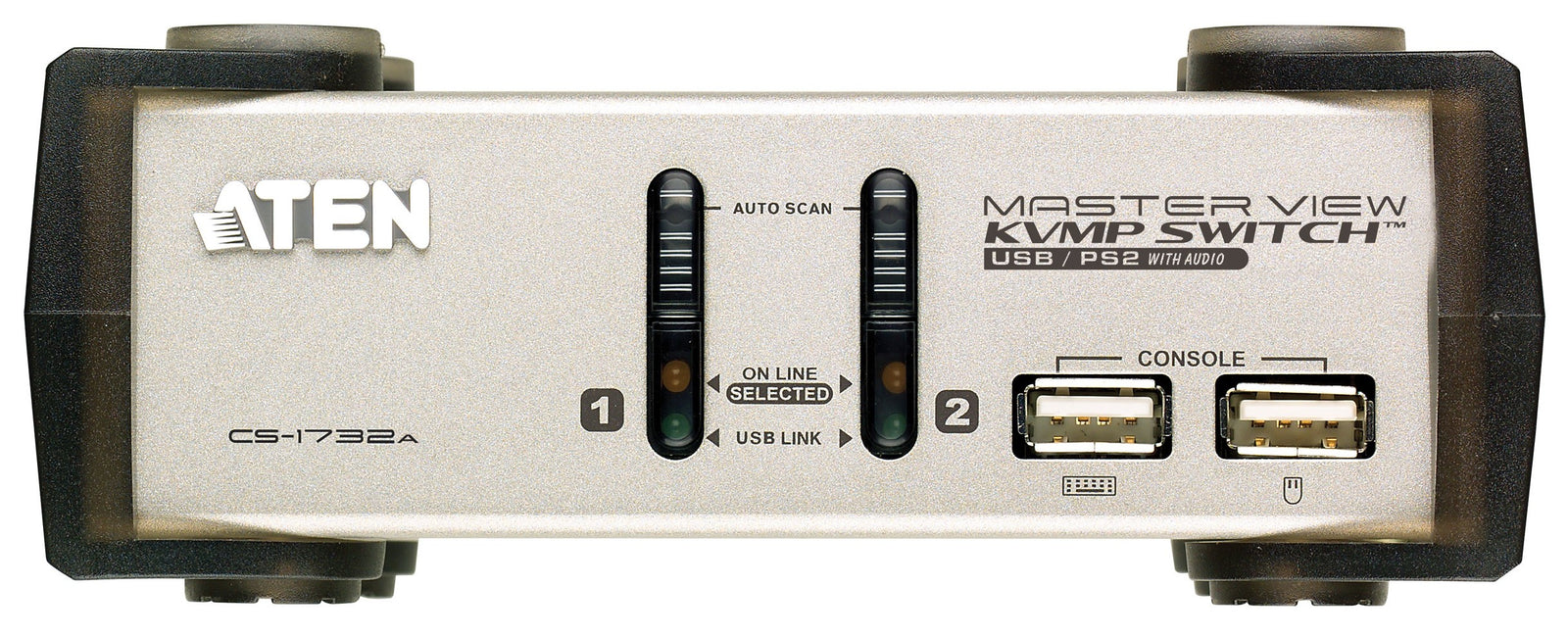 ATEN CS1732A 2 Port PS/2-USB VGA/Audio KVMP™ Switch w/2x6' Cable