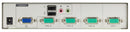 ATEN CS74U 4 Port USB KVM+Audio Switch, 4 PCs w/Cable (Metal, 2048*1536, Non-Powered)