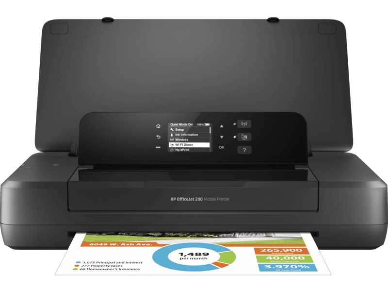 HP Officejet 200 Mobile (Print only) Printer -CZ993A 