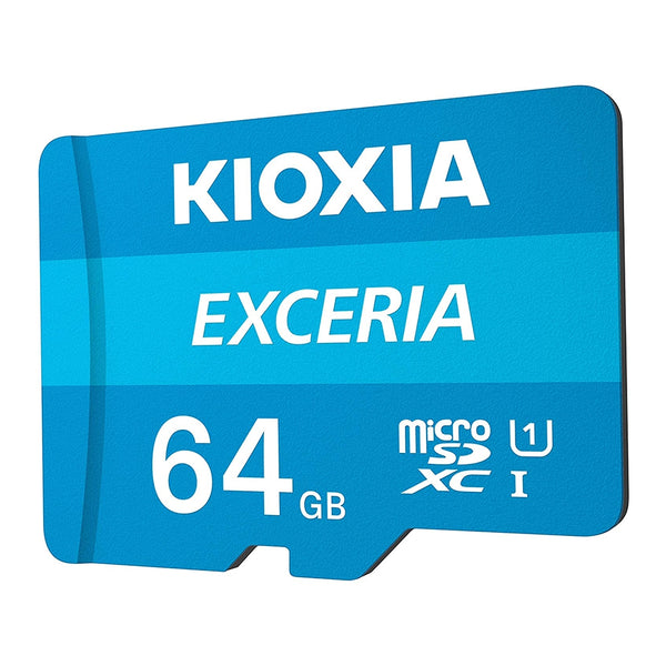 KIOXIA 64GB EXCERIA microSDHC (UHS-I, Class 10, 100MB/s) LMEX1L064GG2 772-4369 