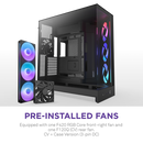 NZXT H9 Flow RGB V2 Edition (2025) Black 黑色 RGB Tempered Glass ATX Case CM-H92FB-R1