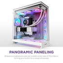 NZXT H9 Flow RGB V2 Edition (2025) White 白色 RGB Tempered Glass ATX Case CM-H92FW-R1