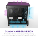 NZXT H9 Flow V2 Edition (2025) Black 黑色 Tempered Glass ATX Case CM-H92FB-01