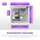 NZXT H9 Flow V2 Edition (2025) White 白色 Tempered Glass ATX Case CM-H92FW-01