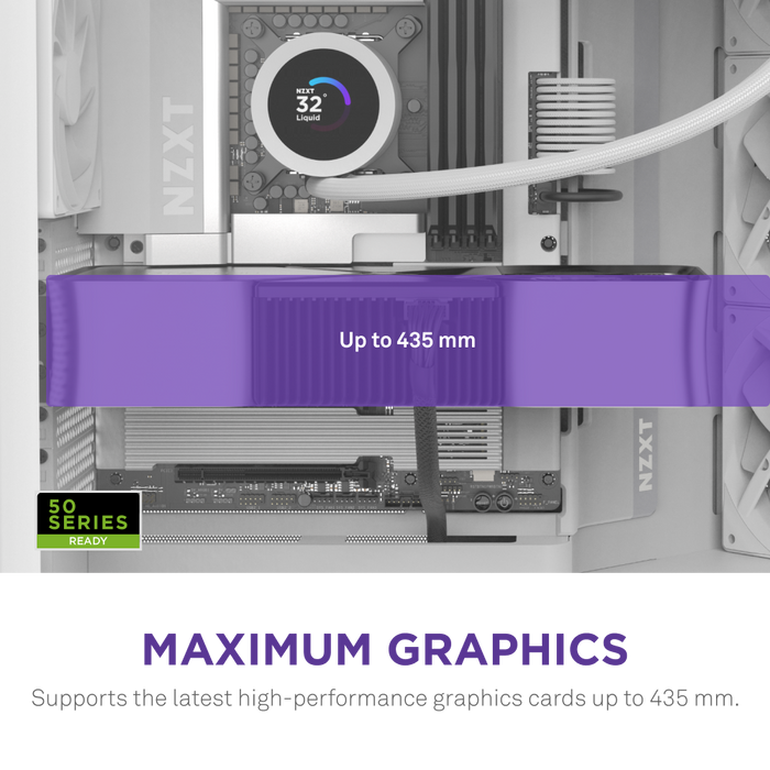 NZXT H9 Flow V2 Edition (2025) White 白色 Tempered Glass ATX Case CM-H92FW-01