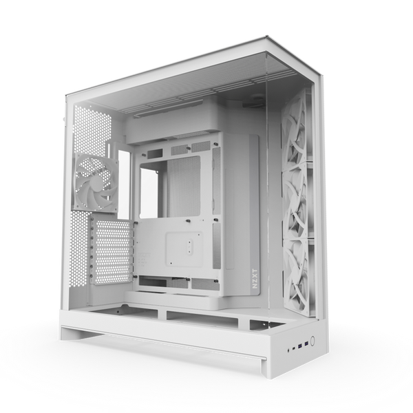 NZXT H9 Flow V2 Edition (2025) White 白色 Tempered Glass ATX Case CM-H92FW-01