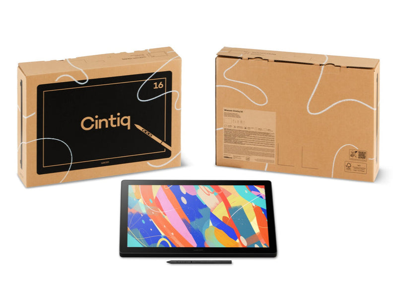 Wacom Cintiq 16 (2025) 創意繪圖螢幕 (2年保固) (DTK168K0C)