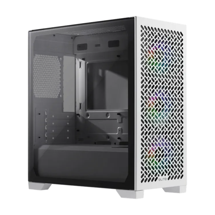 Cooler Master Elite 302 White 白色 MATX Case (E302-WGNN-SAZ) * 預裝4把ARGB風扇