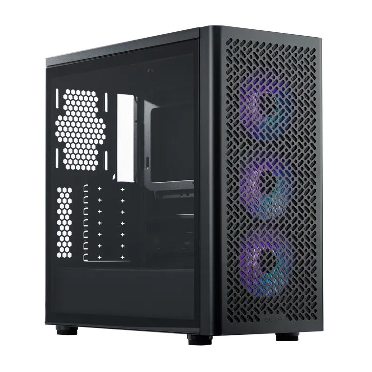 Cooler Master Elite 502 Black 黑色 ATX Case (E502-KGNN-SAZ) * 預裝4把ARGB風扇