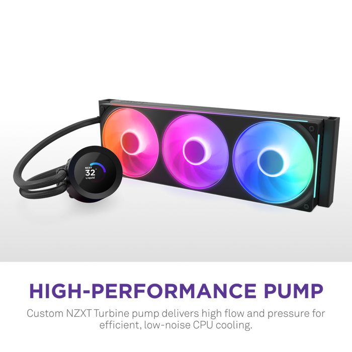 NZXT Kraken Plus 360 RGB V2 360mm Liquid CPU Cooler RL-KR360-B2