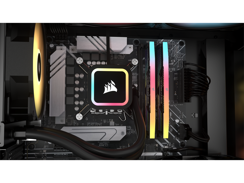 CORSAIR 48GB Kit (2x24GB) VENGEANCE RGB CUDIMM CMHC48GX5M2X8000C38 DDR5 8000MHz CL38 Memory