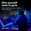 Crucial 1TB T710 CT1000T710SSD8 PCIe Gen5 NVMe M.2 SSD (HD-T7101T)