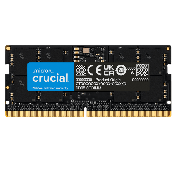 Crucial DDR5 SODIMM 8GB DDR5 5600MHz CT8G56C46S5 Memory (RM-NCD5C08)
