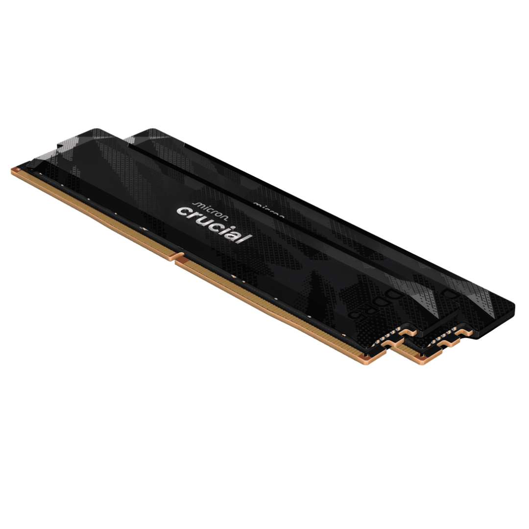 Memory Card Oc Crucial Pro 32GB Kit (2x16GB) OC Gaming Memory Black 黑色 DDR5-6400 UDIM
