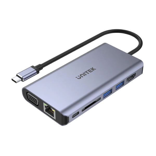 Unitek uHUB O8+ 8-in-1 Multimedia USB-C Hub (D1019B)