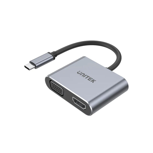 Unitek uHUB Q4 Lite 4-in-1 Multimedia USB-C Hub (MST Multi-Screen Independent Expansion and USB-PD 100W) (D1049A) 