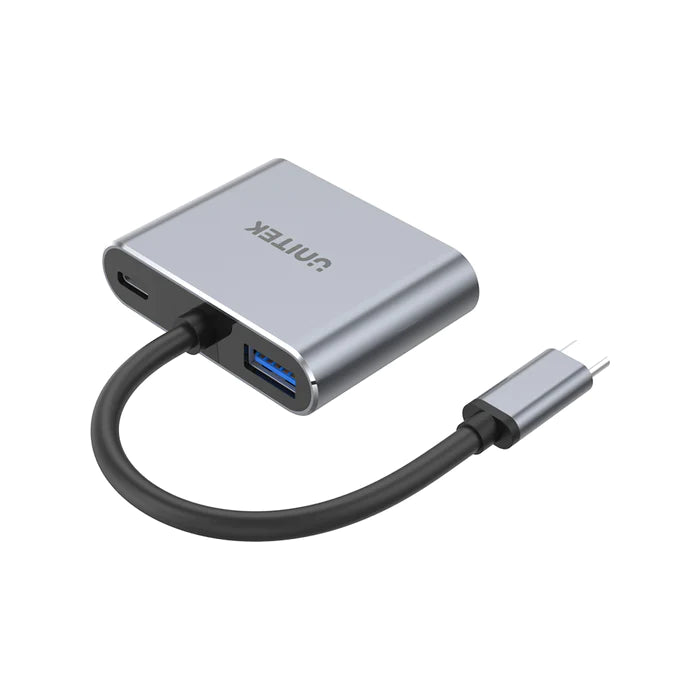 Unitek uHUB Q4 Lite 4-in-1 Multimedia USB-C Hub (MST Multi-Screen Independent Expansion and USB-PD 100W) (D1049A) 