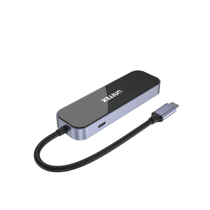 Unitek uHUB H6 Gloss 6 合 1 強化玻璃鏡面 USB-C Hub (D1084A)