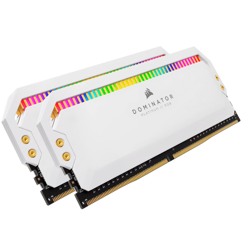 CORSAIR 16GB Kit (2x8GB) DOMINATOR PLATINUM RGB White 白色 CMT16GX4M2E3200C16W DDR4 3200MHz Memory