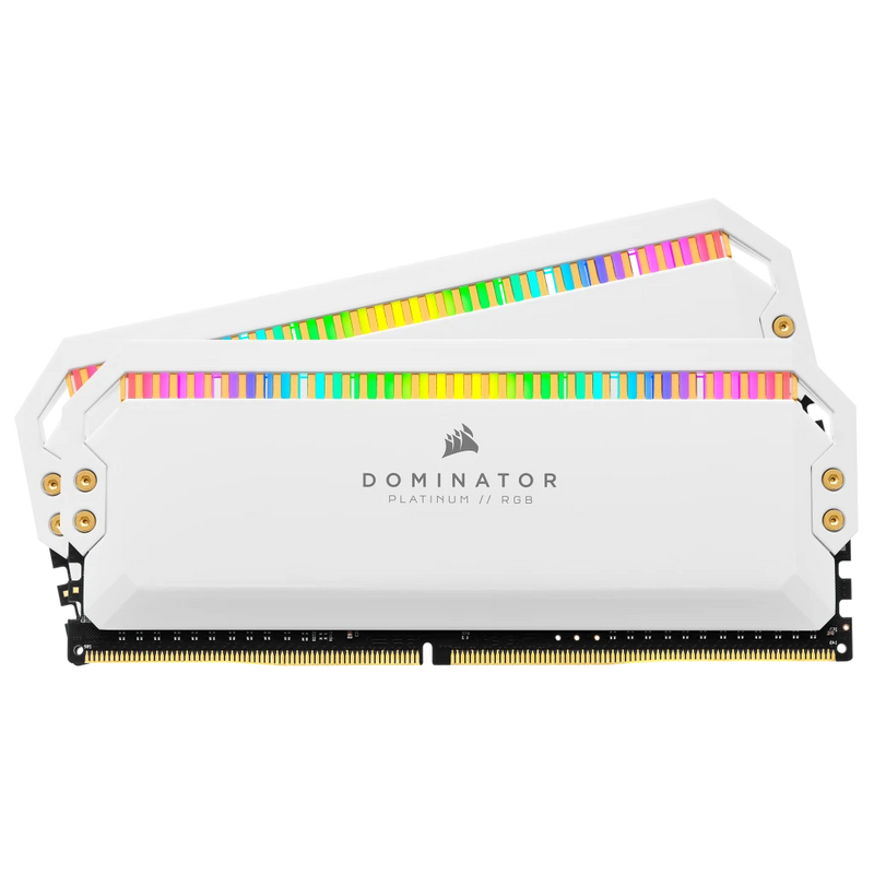 CORSAIR 16GB Kit (2x8GB) DOMINATOR PLATINUM RGB White 白色 CMT16GX4M2E3200C16W DDR4 3200MHz Memory